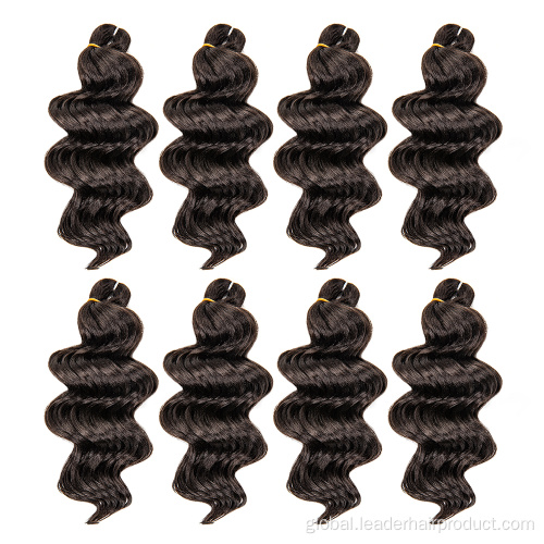 Crochet Hair Extensions 9Inch Ocean Wave Synthetic Water Weave Hair Extensions Factory